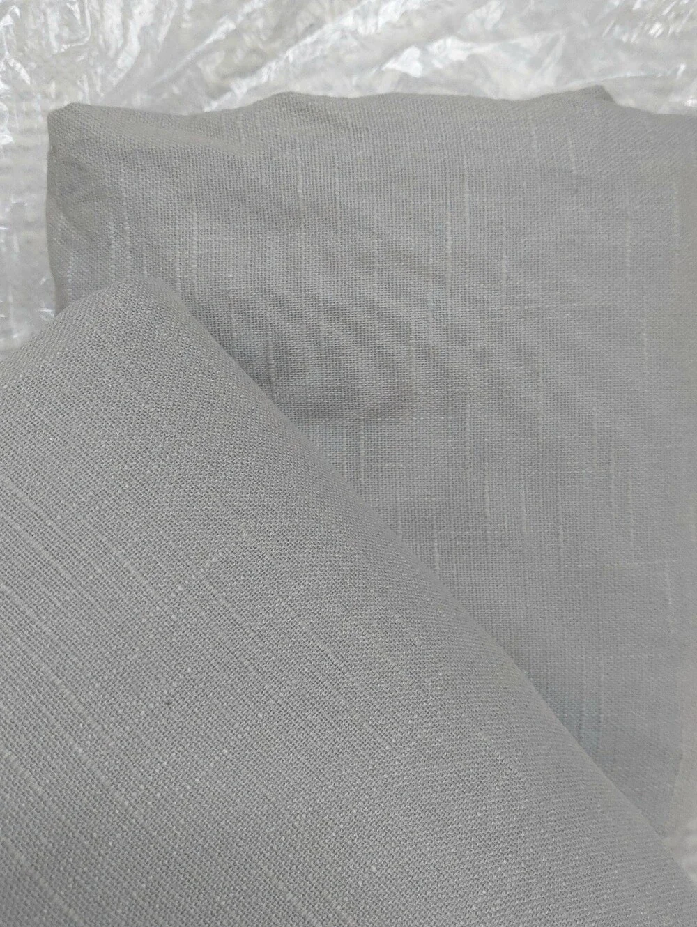 NWOT! Quince Cotton Slub Gray Darkening Curtains Set Of 2 Panels! 48